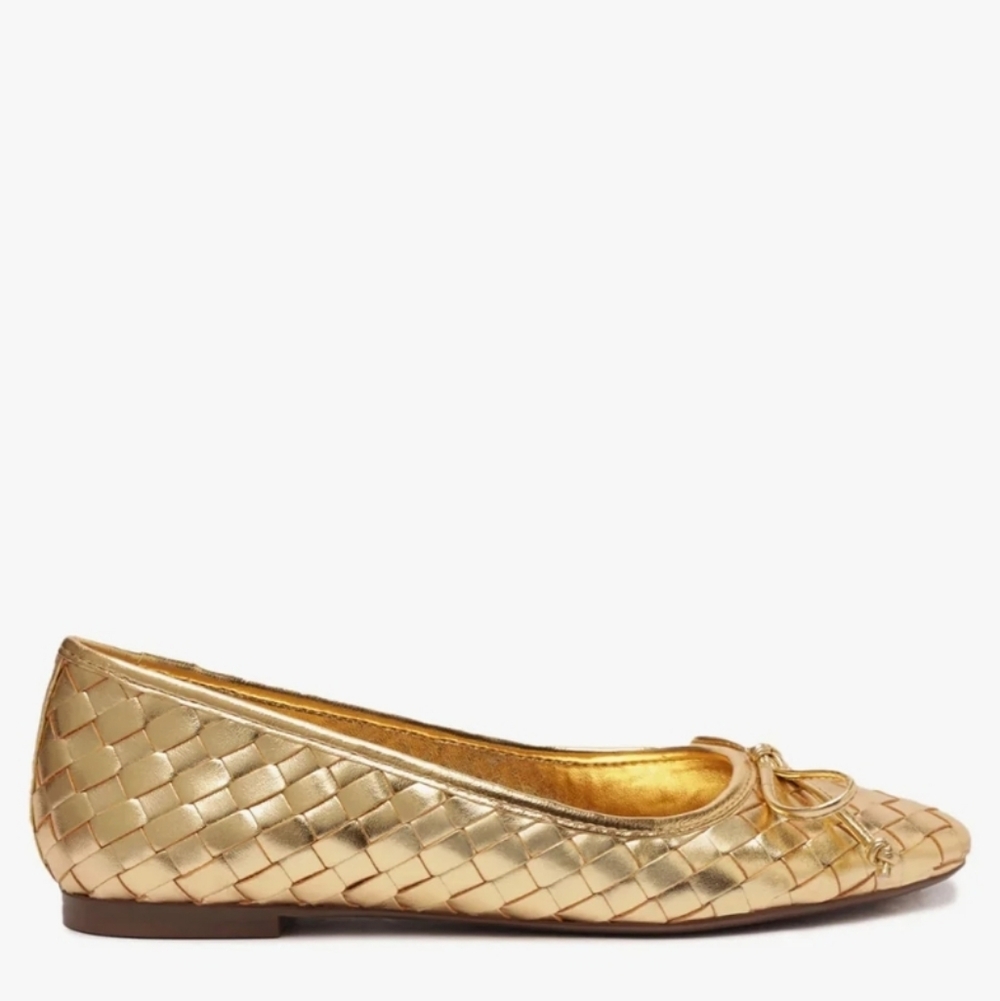 SCHUTZ Arissa Woven Leather Flat - Picture 2 of 3